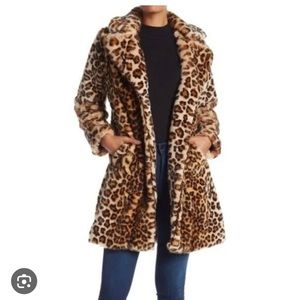 Trina Turk faux fur coat